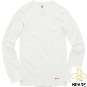The Supreme x Hanes Thermal Crew Medium